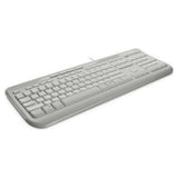 Teclado Microsoft 600 Blanco AZERTY - HAMISHOP07