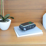 Reloj Despertador con Cargador Inalámbrico KSIX Retro Blanco 10 W - HAMISHOP07