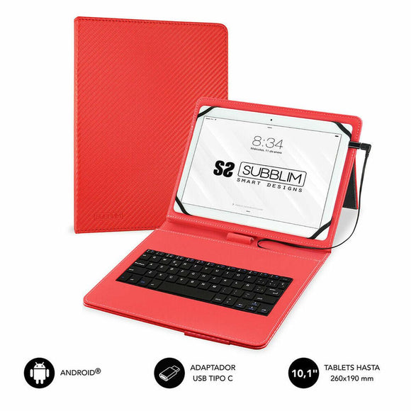 Funda para Tablet y Teclado Subblim KEYTAB PRO 10.1