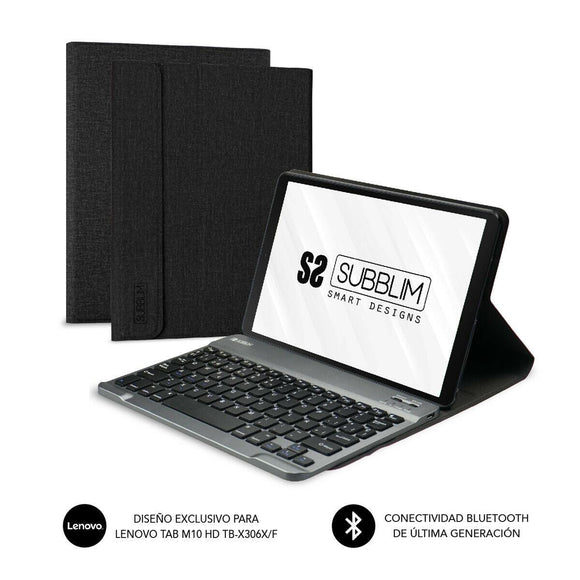 Funda para Tablet y Teclado Subblim SUBKT3BTL100 Negro - HAMISHOP07
